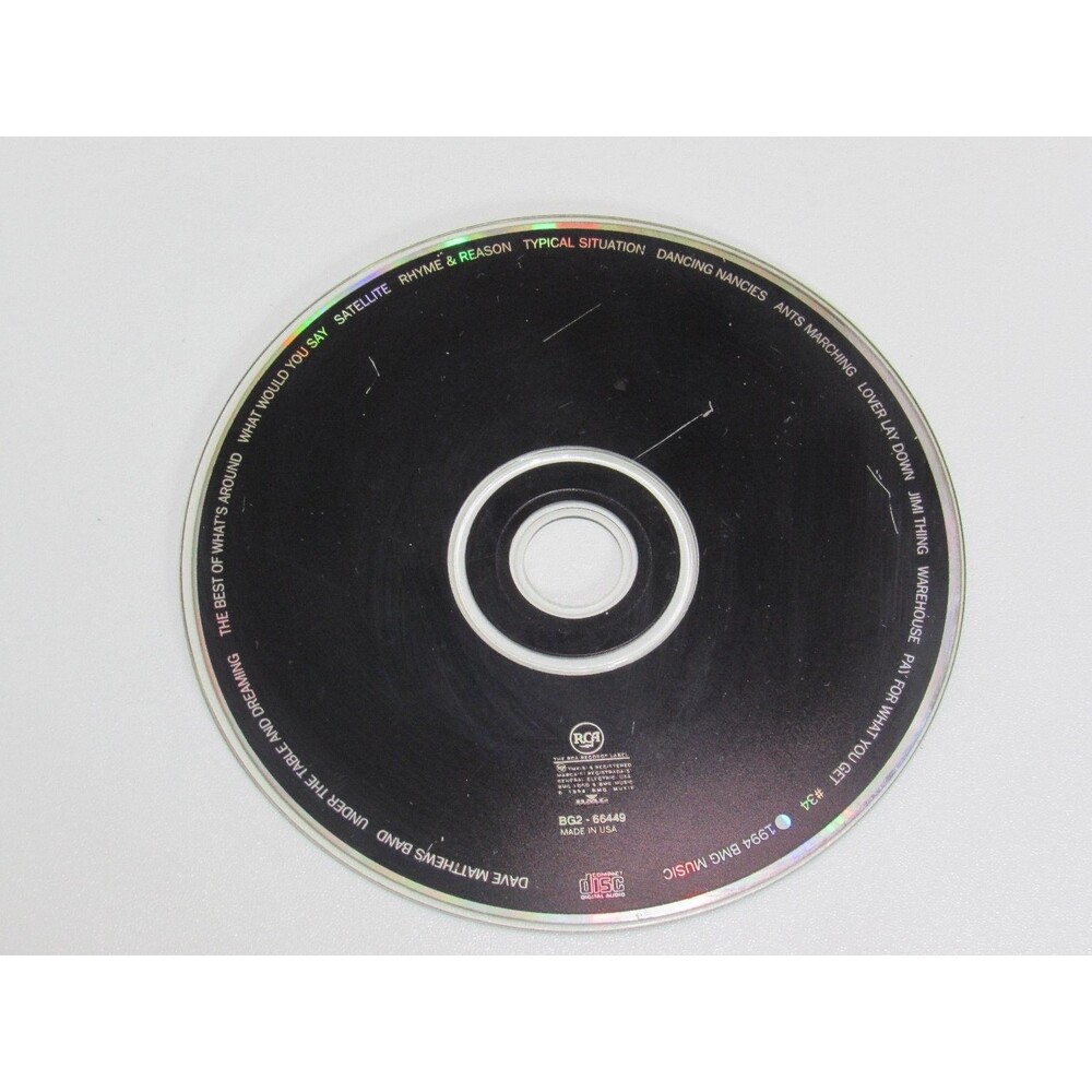 Dave Matthews Band – The Best Of What's Around CD 1994 BMG Club Rock